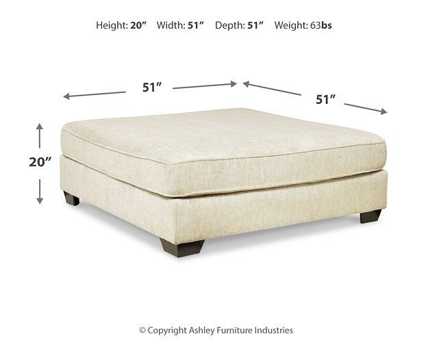 Rawcliffe Oversized Accent Ottoman