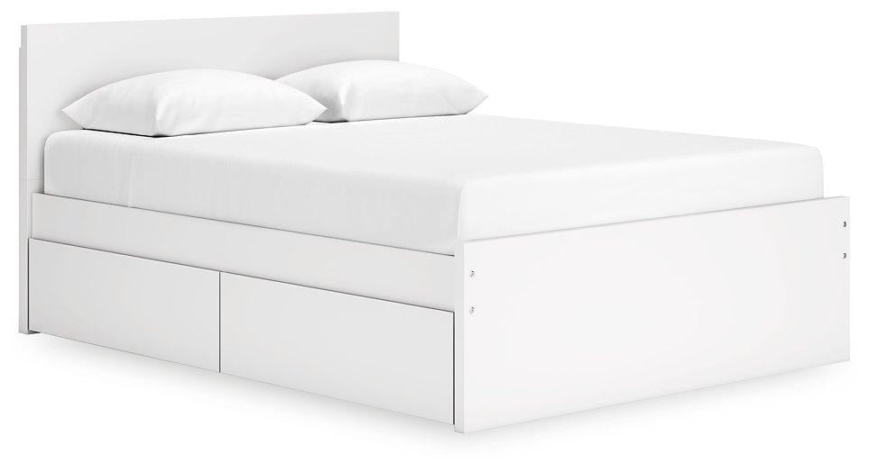 Onita Panel Bed with 1 Side Storage