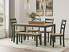 gesthaven-dining-table-with-4-chairs-and-bench-set-of-6