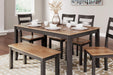 gesthaven-dining-table-with-4-chairs-and-bench-set-of-6