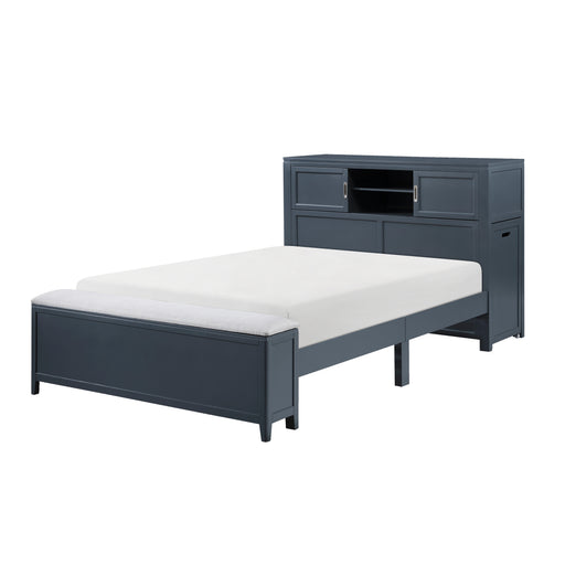 sloane-2-full-bookcase-platform-bed-with-hidden-desk-stool-and-storage-bench