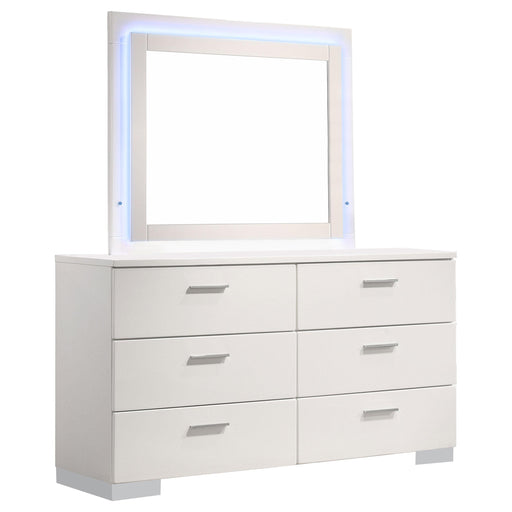 felicity-6-drawer-dresser-with-led-mirror-white-high-gloss