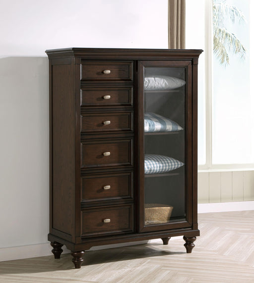andover-6-drawer-tempered-glass-door-chest-dark-oak