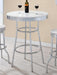 white-contemporary-round-bar-table