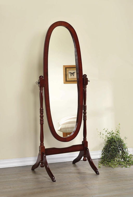 traditional-warm-brown-floor-mirror