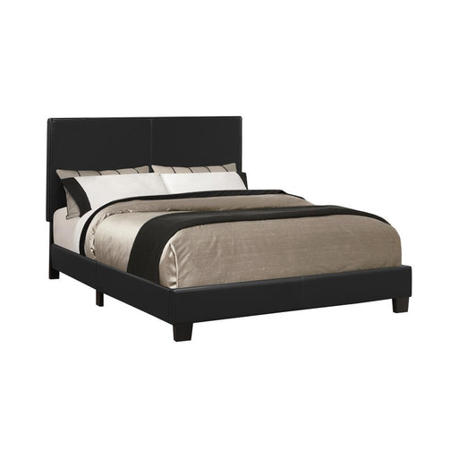 mauve-upholstered-platform-black-queen-bed