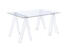 amaturo-clear-acrylic-sawhorse-writing-desk