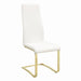 chanel-modern-white-and-rustic-brass-side-chair