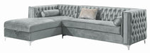 bellaire-contemporary-silver-and-chrome-sectional