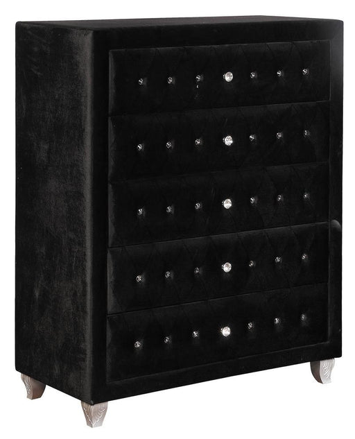 deanna-contemporary-black-and-metallic-chest