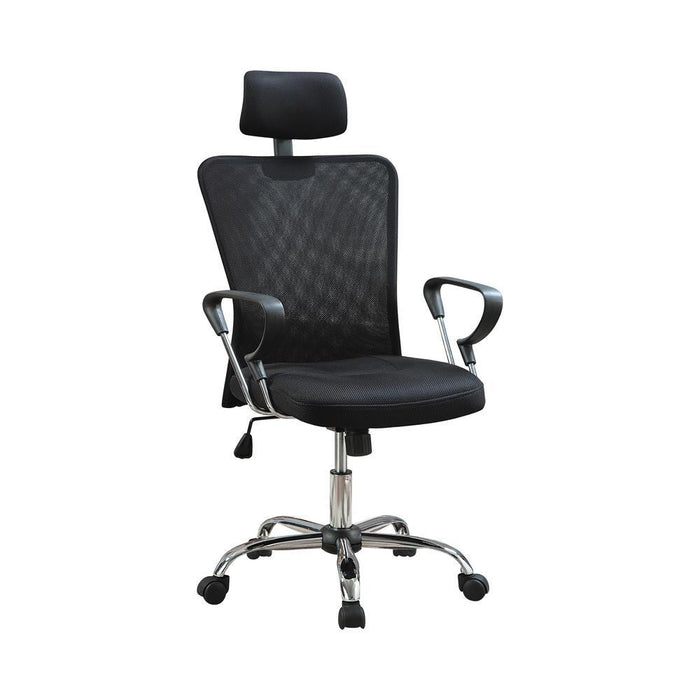 Stark Mesh Back Office Chair Black and Chrome