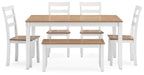 gesthaven-dining-table-with-4-chairs-and-bench-set-of-6