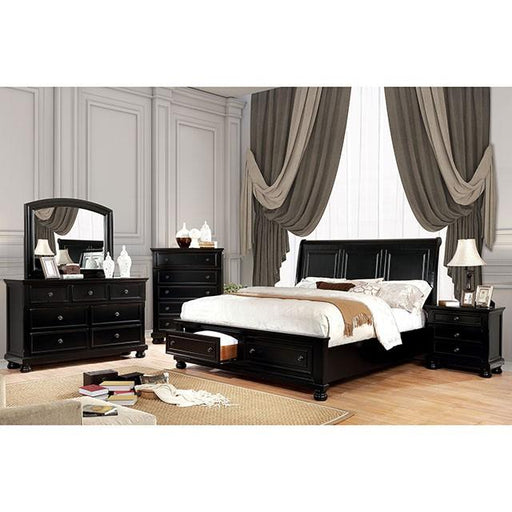 castor-bed-black-chrome-white