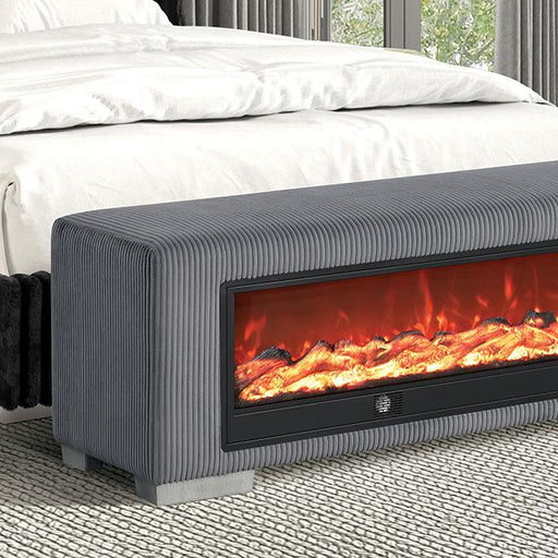 elnath-bench-w-visual-wood-log-fireplace-gray