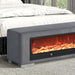 elnath-bench-w-visual-wood-log-fireplace-gray