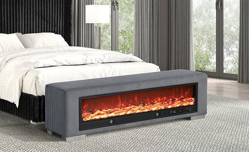 elnath-bench-w-visual-wood-log-fireplace-gray