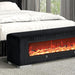 elnath-bench-w-visual-wood-log-fireplace-gray