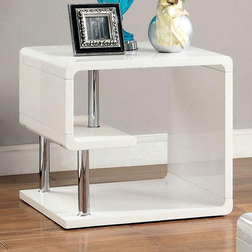 ninove-i-whitechrome-end-table