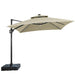 sano-10-ft-square-umbrella-w-double-top-w-led-light-37-largebase-la-a015bg-base