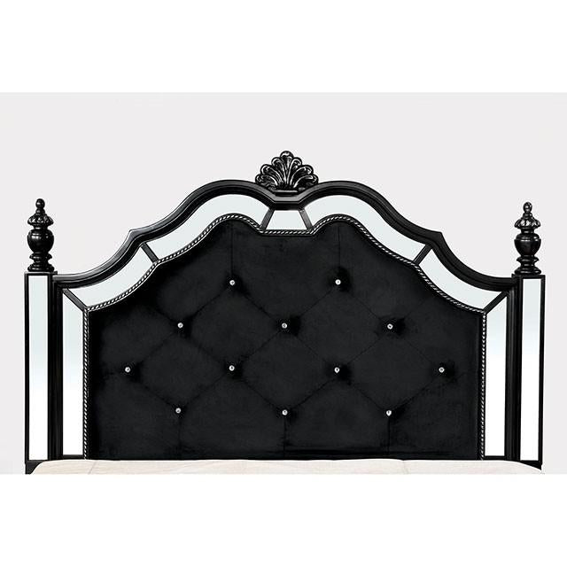 Azha Black Cal.King Bed