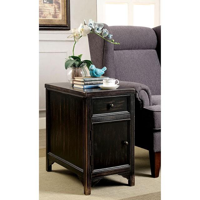 MEADOW Antique Black Side Table image