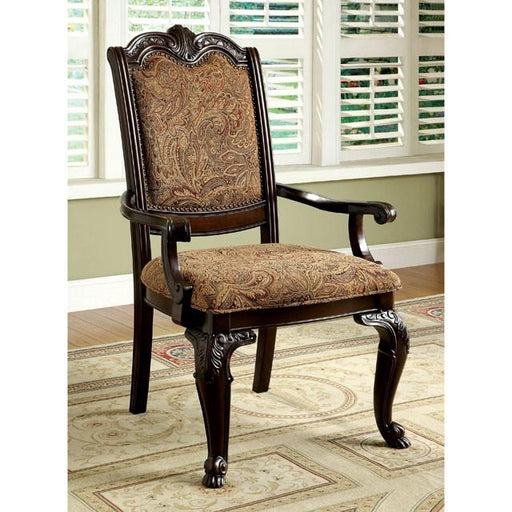 bellagio-brown-cherrypattern-fabric-arm-chair-2ctn