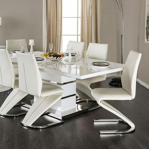 midvale-whitechrome-dining-table