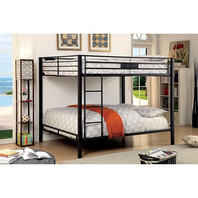 CLAREN Black Queen/Queen Bunk Bed image