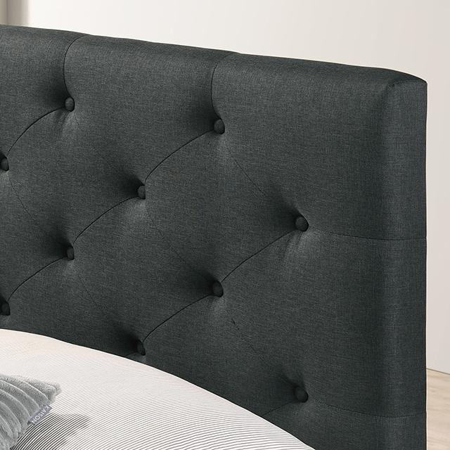 SYBELLA Full Bed, Dark Gray