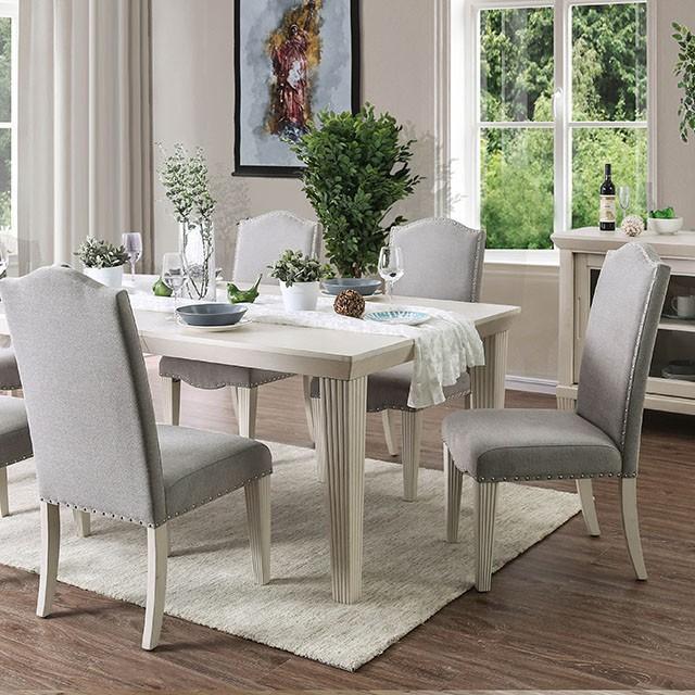 Daniella Antique White Dining Table