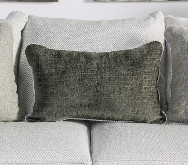 SKYLINE Loveseat, Pewter/Gray