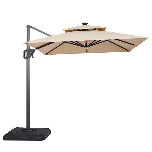 xico-8-ft-square-umbrella-w-double-top-w-led-light-37-largebase-la-a030bg-base