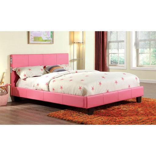 evans-eking-calking-twin-bed-pink-white-camel-espresso