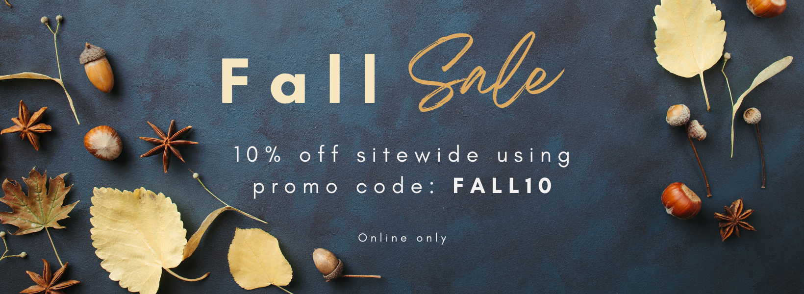 fall sale banner