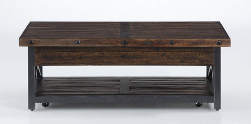 flexsteel-carpenter-rectangular-lift-top-cocktail-table-w-casters-in-rustic-brown-6722-0311