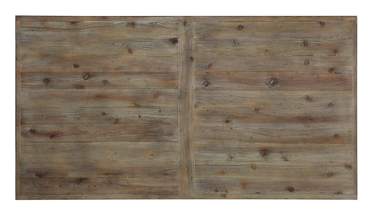 Flexsteel Carpenter Rectangular Lift-Top Cocktail Table with Casters in Rustic Gray