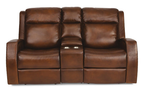 flexsteel-latitudes-mustang-leather-power-reclining-loveseat-w-console-power-headrests-1873-64ph-729-70