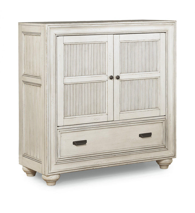 Flexsteel Wynwood Harmony Media Chest in White Wood
