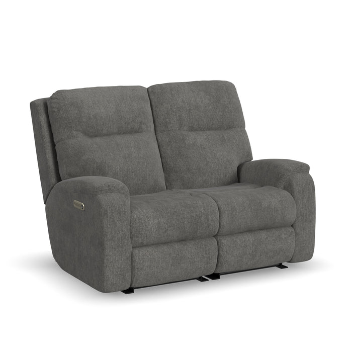 Penn 2860-60L Power Reclining Loveseat with Power Headrests & Lumbar