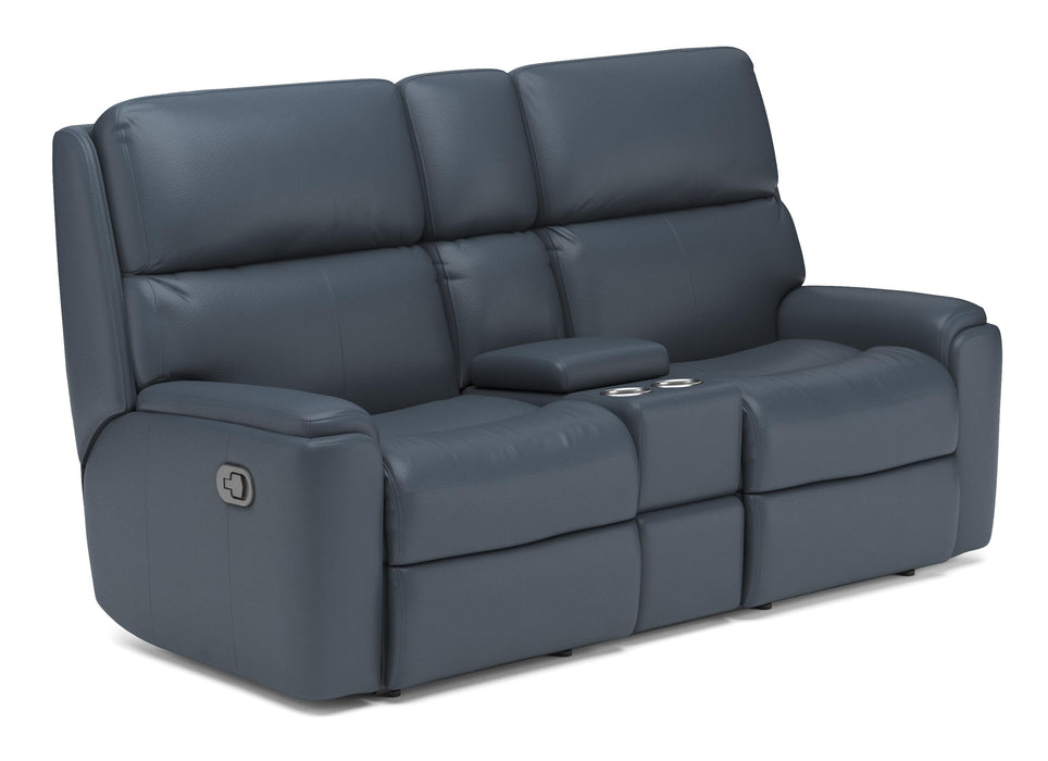 Rio 3904-601 Reclining Loveseat with Console