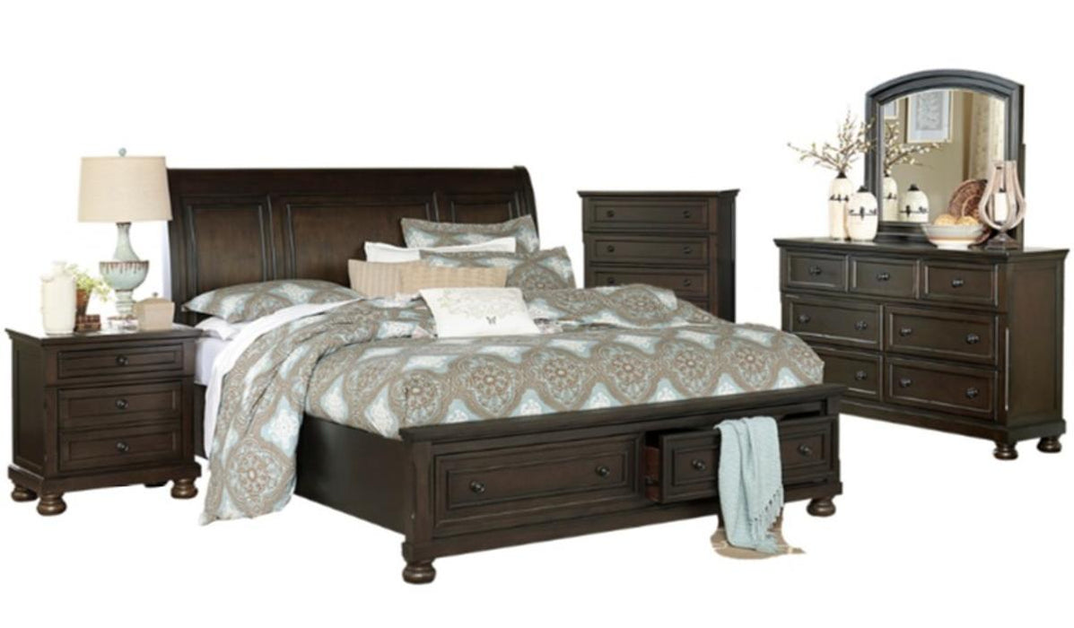 Begonia Queen Platform Bed in Gray 1718GY-1*