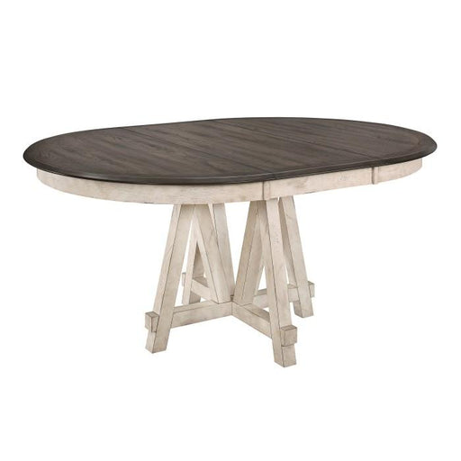 homelegance-clover-round-dining-table-in-white-and-gray-5656-66