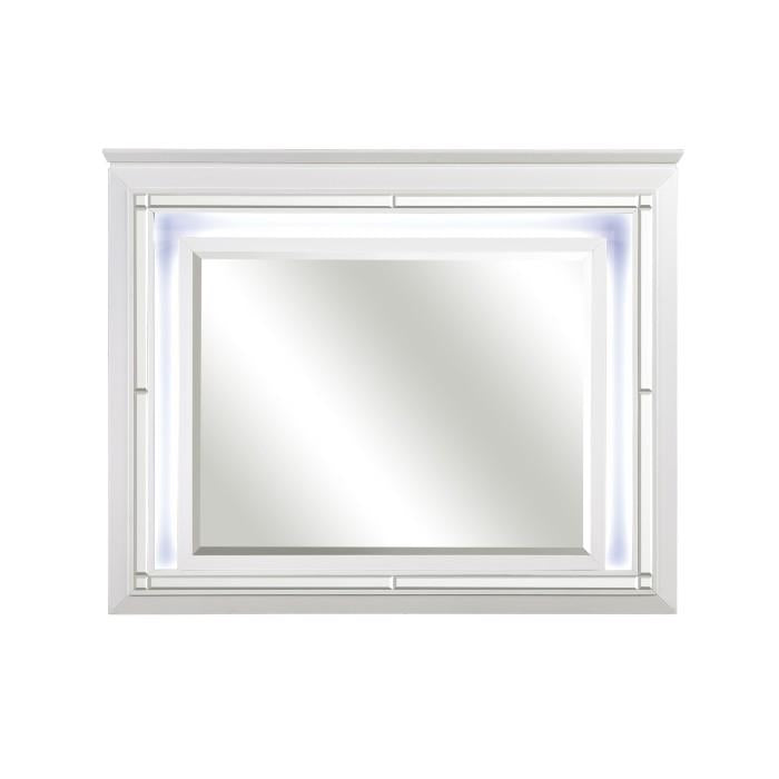 Allura Mirror in White 1916W-6 image