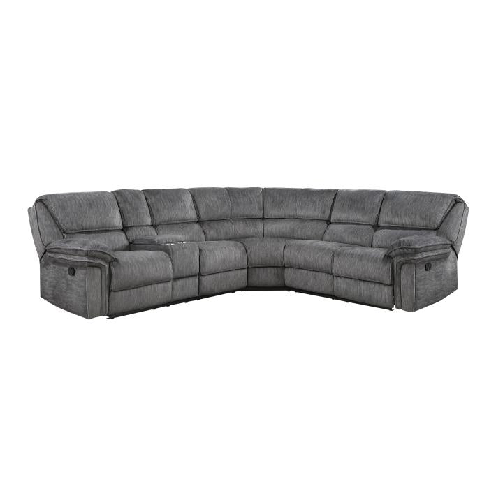 9913*32LCN2R - (3)3-Piece Reclining Sectional with Left Console image