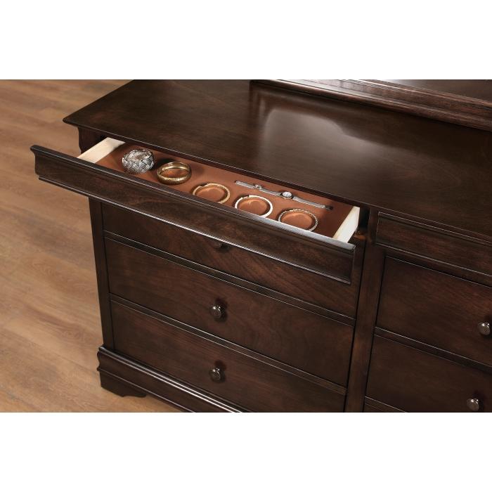 Abbeville Dresser, Two Hidden Drawers