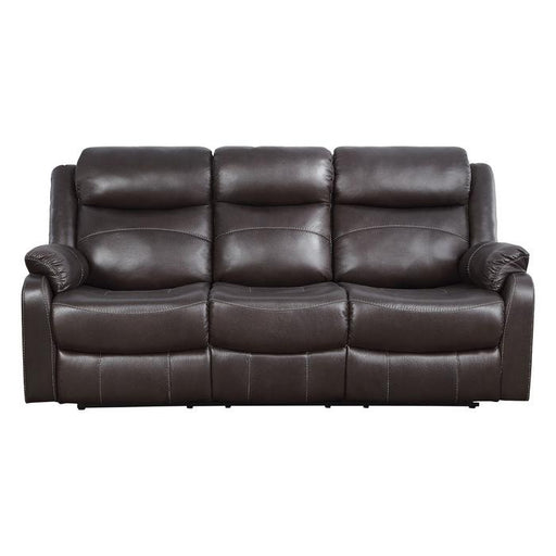 9990db-3-double-lay-flat-reclining-sofa-with-center-drop-down-cup-holders