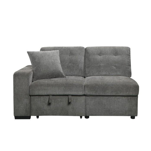 homelegance-furniture-logansport-left-side-2-seater-with-pull-out-ottoman-and-1-pillow-in-gray-9401gry-2l