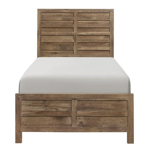 homelegance-furniture-mandan-twin-panel-bed-in-weathered-pine-1910t-1