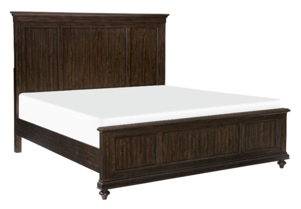 Cardona King Panel Bed in Driftwood Charcoal 1689K-1EK