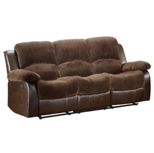 homelegance-furniture-granley-double-reclining-sofa-in-chocolate-9700fcp-3